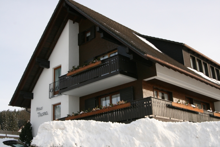 Ferienhaus im Schnee
