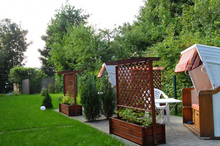 Ferienwohnungen im Haus Zum Strandkorb | Terrasse