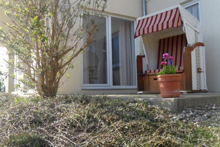 Ferienwohnungen im Haus Zum Strandkorb | Terrasse