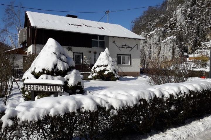 Unser Haus im Winter