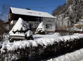 Unser Haus im Winter