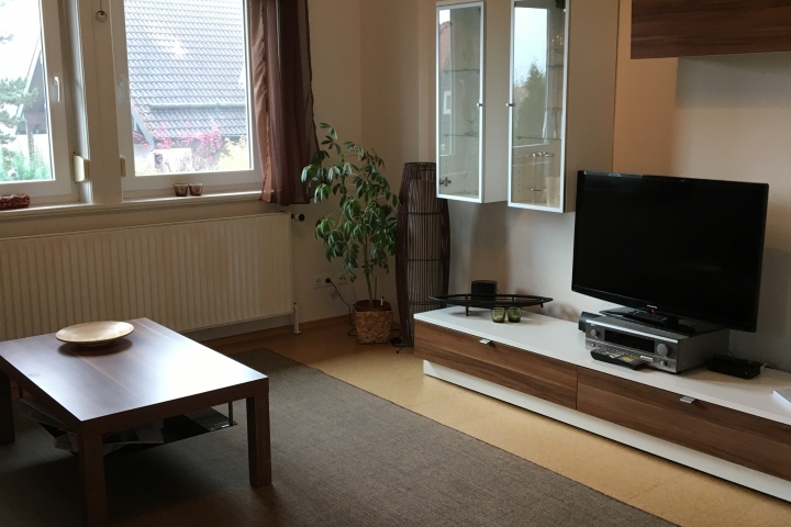 Wohnzimmer mit TV