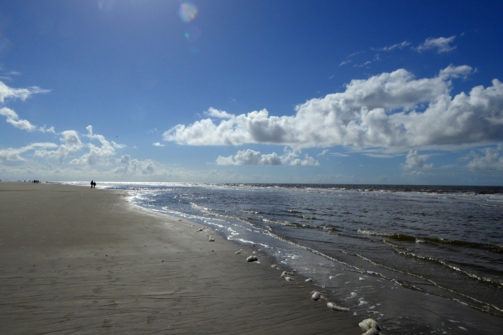 St. Peter-Ording mit Stränden so weit das Auge reicht