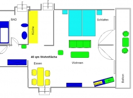 Grundriss der Wohnung Kranzhorn