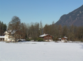 Aussicht vom der Wohnung Kranzhorn im Winter