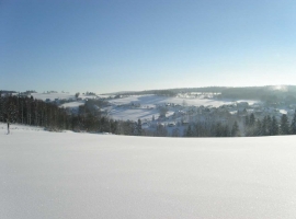 Balkonblick Winter