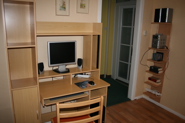 Relaxzimmer m. Computer, Internet ü. W-LAN
Stereoanl., Bücher etc.