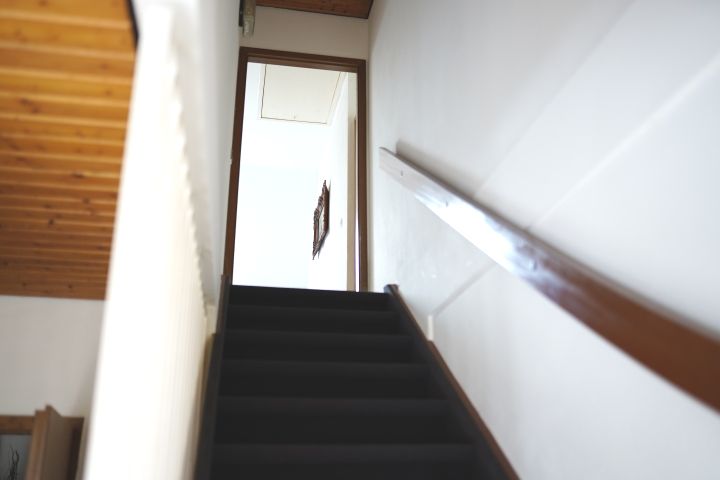Treppenaufgang zur Ferienwohnung