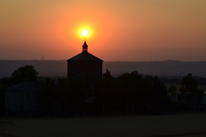 Sonnenaufgang in Bannewitz