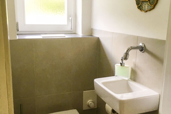  WC im Erdgeschoss