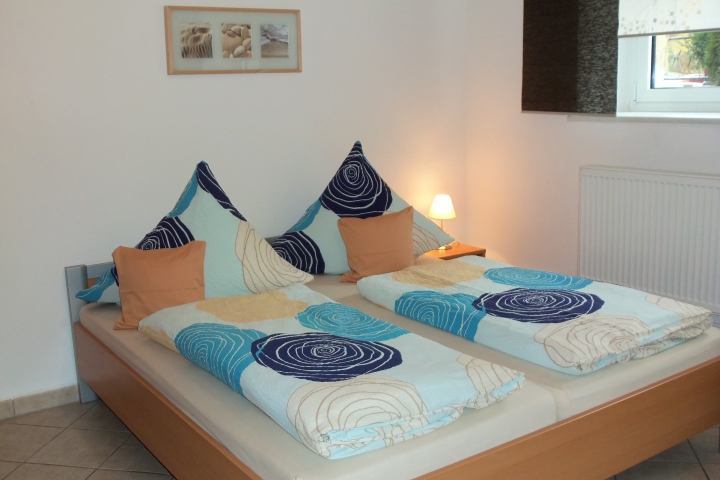 das 1. Schlafzimmer für 1-4 Personen