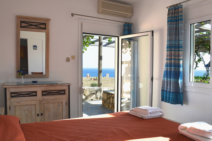 Ferienwohnungen im Süden Kretas - mit Pool | Beispiel für ein Studio für 2 Personen mit Terrasse.