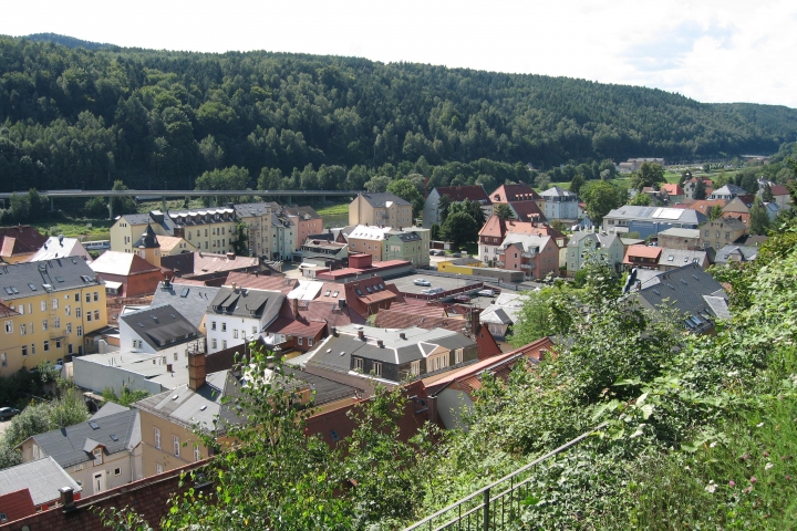 Blick über Bad Schandau