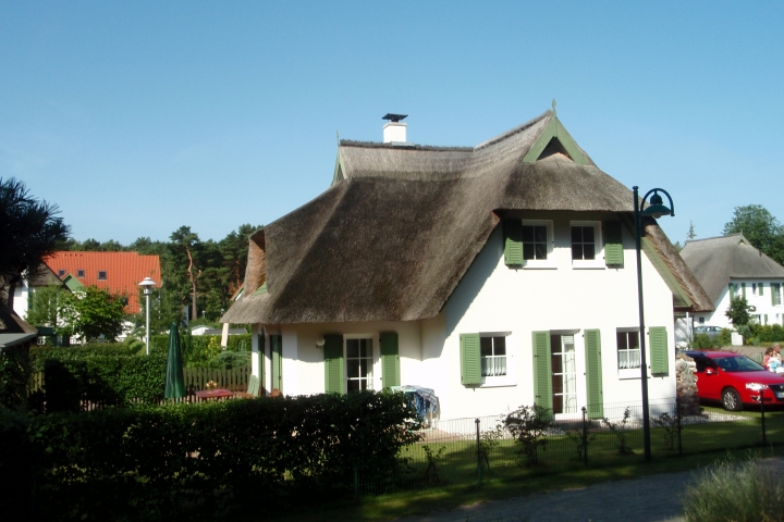 Komfortables Ferienhaus auf Usedom am Strand | Außenansicht des Ferienhauses