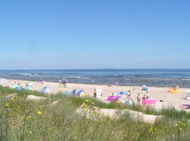 Strandleben 40m vom Ferienhaus