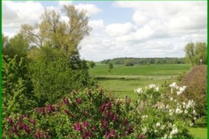 Blick von der Unterkunft