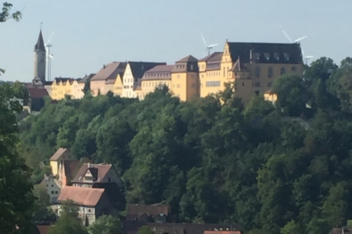 Kirchberg a.d. Jagst mit Schloß incl. Schloßcafe