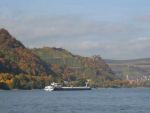 Herbststimmung am Rhein zwischen Kaub und Oberwesel