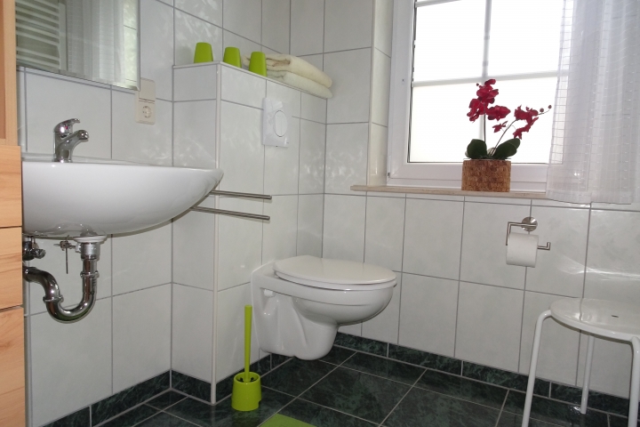 Ein Sanitärbereich von Wohnung Adamsberg