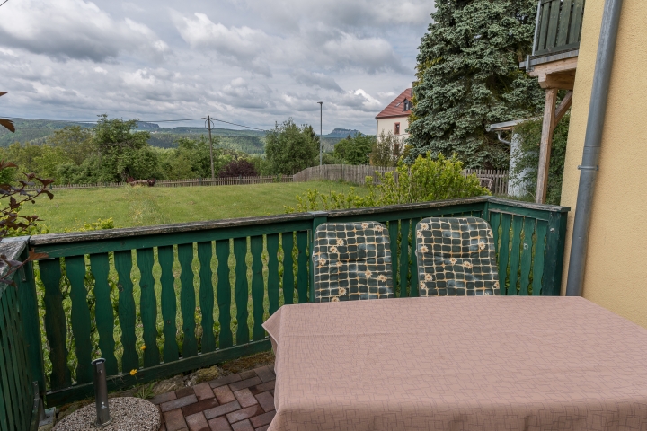 Terrasse mit freiem Blick