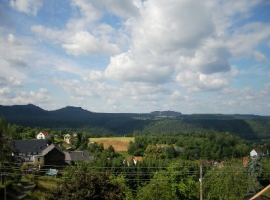 Ausblick vom Balkon