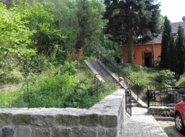 Zugang Holzhaus und Haus Morgenrot