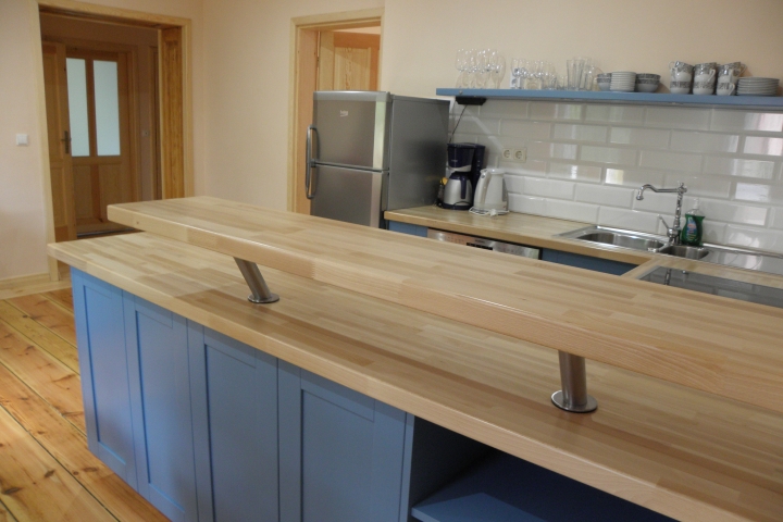 Küche untere Ferienwohnung Haus Morgenrot