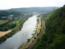 Blick vom Weserskywalk