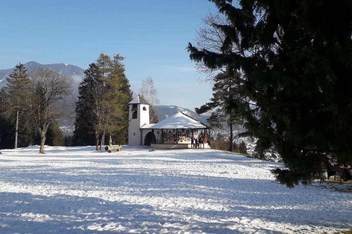 Kapelle am Kramer Plateau, 15-20 min Gehweg von der Wohnung
