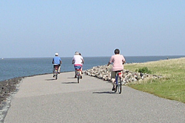 Fahrradtour am Deich