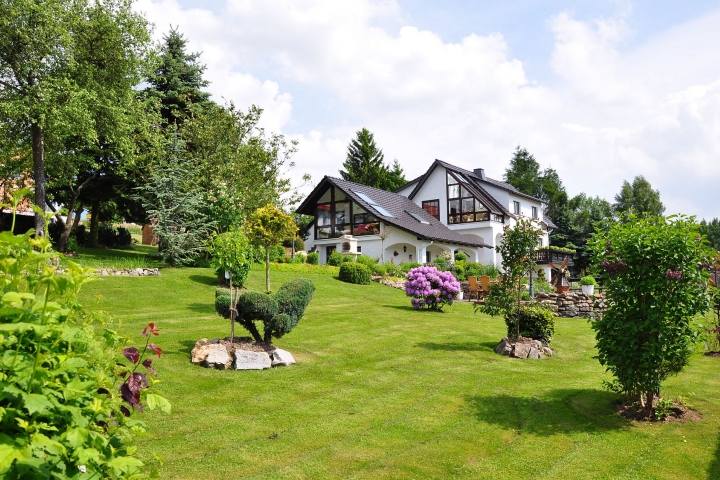 Ferienhaus mit Garten