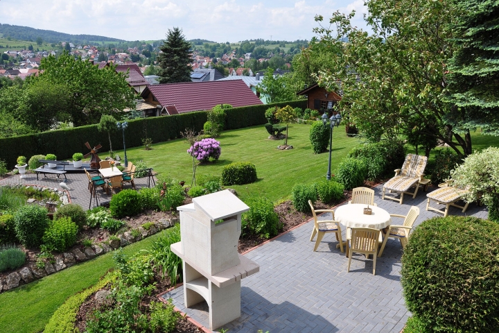 Blick aus dem Wintergarten