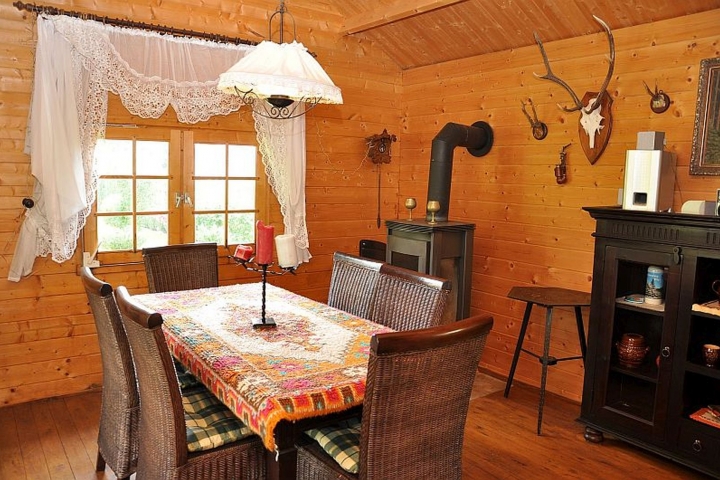 Blockhaus für Grillabende