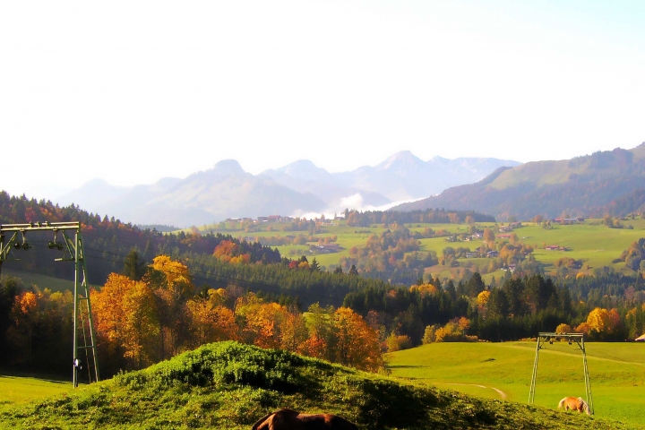 Blick nach Österreich