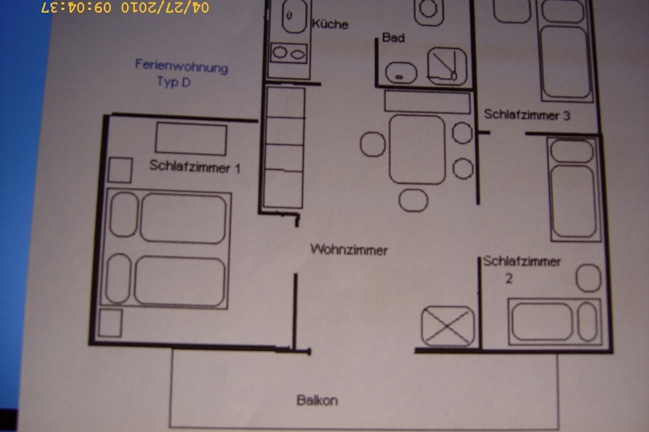 Ferienwohnung -C Raumaufteilung