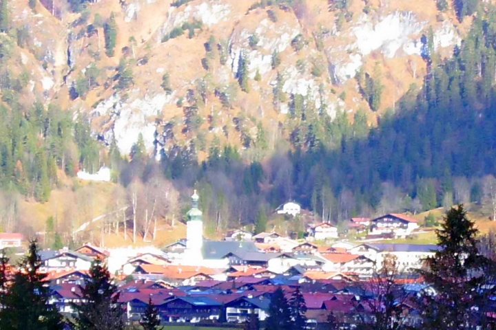 Ferienwohnung -A blick nach Reit im Winkl
