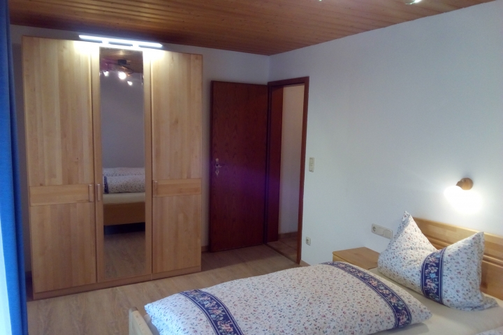 Ferienwohnung Typ.A. erstes Schlafzimmer