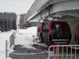 Skigebiet Winklmoosalm-Steinplatte ca. 7km entfernt.