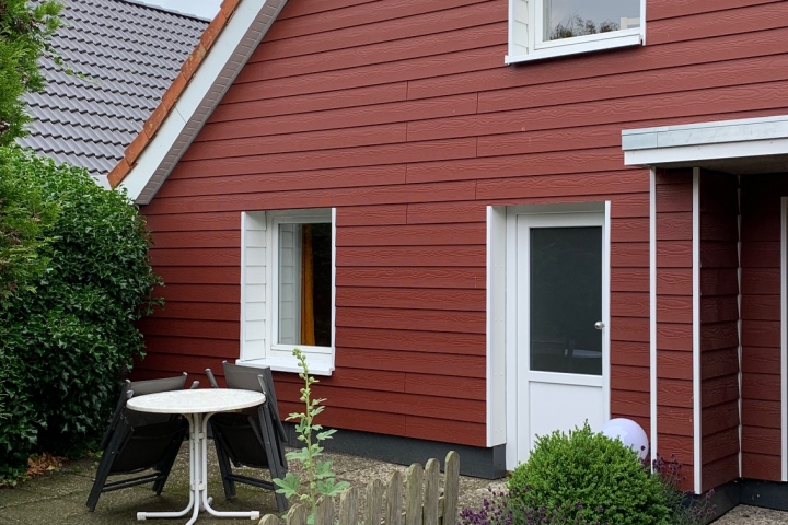 Sitzplatz vor dem Ferienhaus