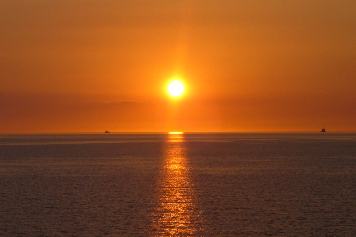 Sonnenuntergang auf Fehmarn