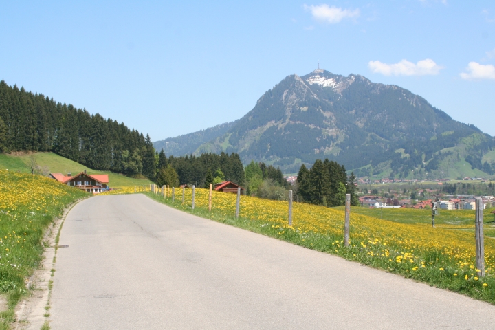 Foto von Hüttenberg aus auf den Grünten 