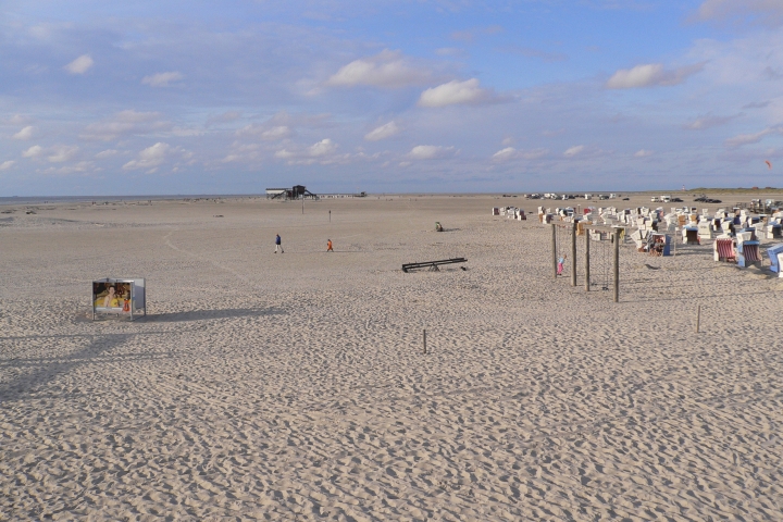Zum Strand in St.Peter sind es ca. 20 Minuten