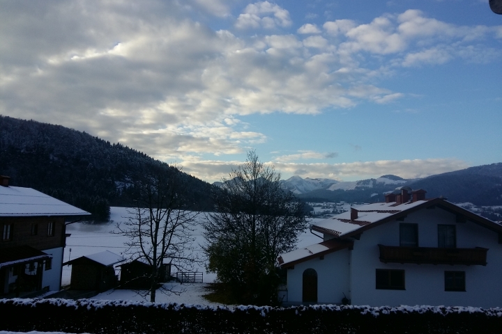 Aussicht vom Balkon in Richtung Westen