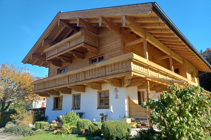 Unser Sommerhaus, sandgestrahlt im Oktober 2022