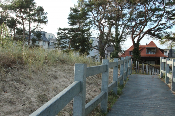 Einer der Strandzugänge