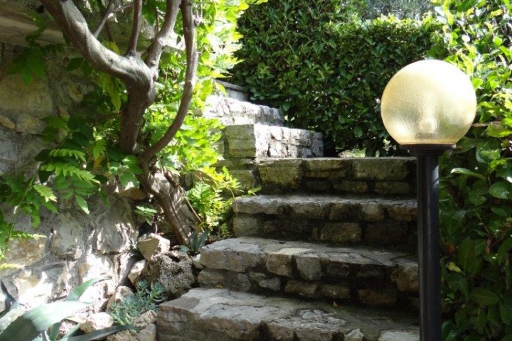 Treppe zur Terrasse/ Eingang