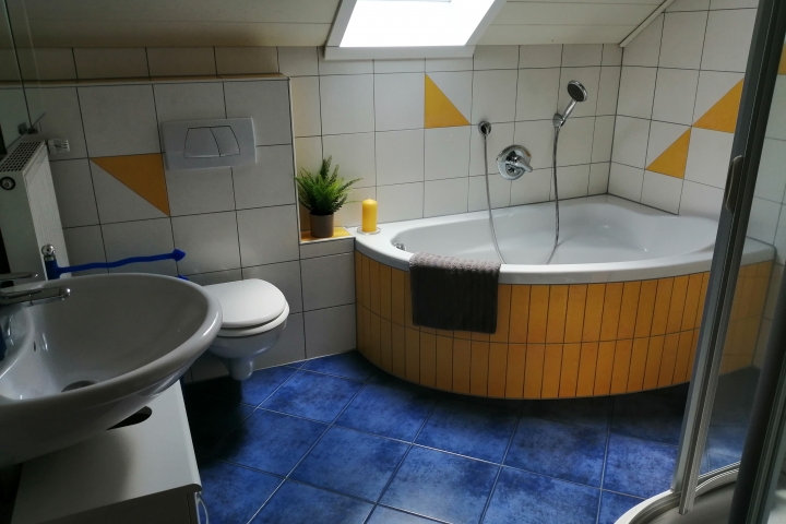 BAD - Badewanne, WC und Dusche