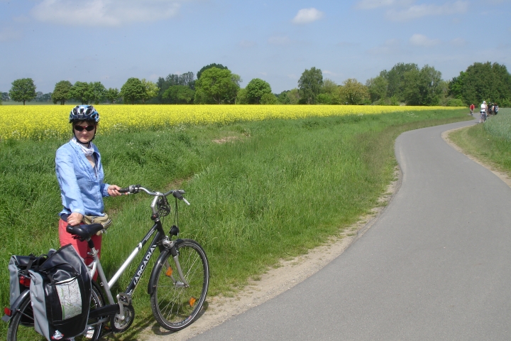 Bei uns können Sie radeln, joggen, skaten und wandern.