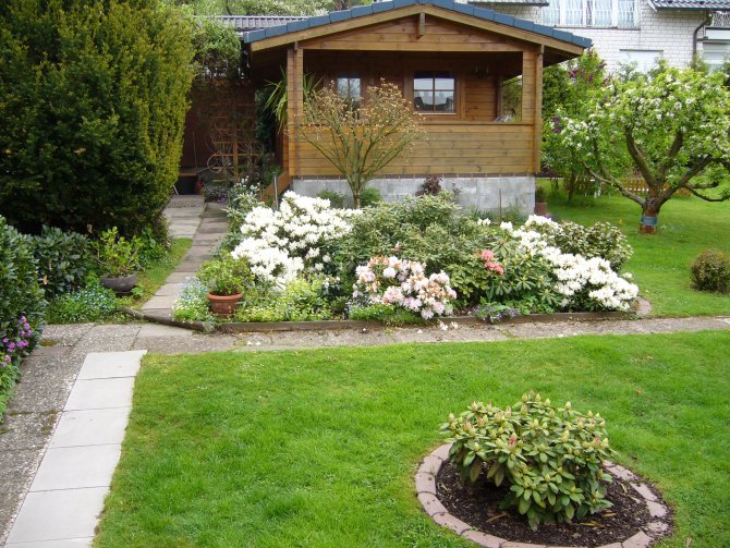 Gartenhaus mit Grillmöglichkeit und Ruheplatz