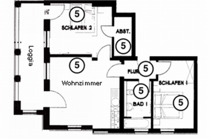 Grundriss Wohnung5